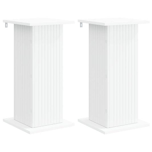 vidaXL Plant Stand 2 pcs White 30.5 x 30 x 60.5 cm Engineered Wood