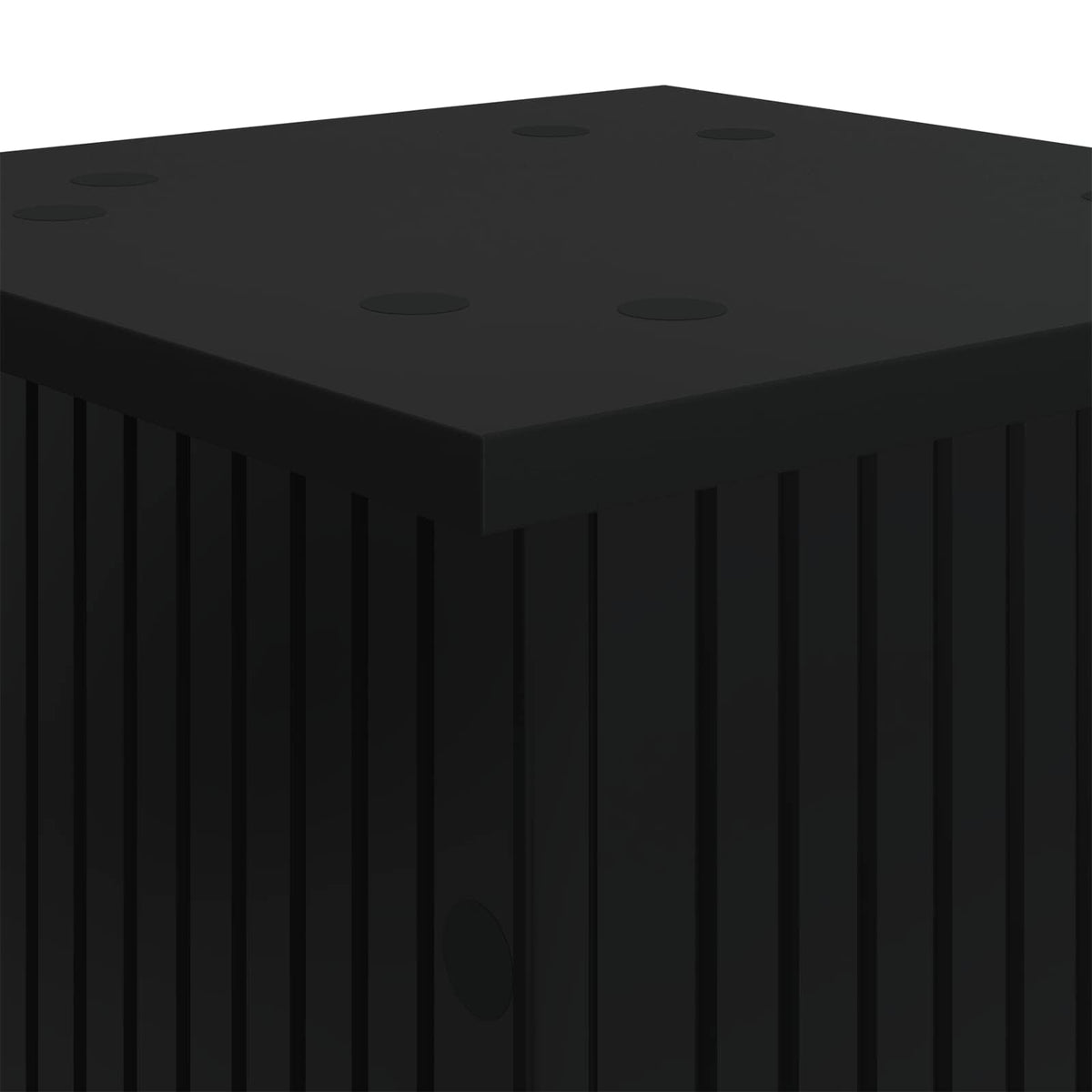 vidaXL Plant Stand Black 30.5 x 30 x 60.5 cm Engineered Wood