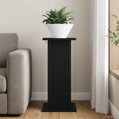 vidaXL Plant Stand Black 30.5 x 30 x 60.5 cm Engineered Wood
