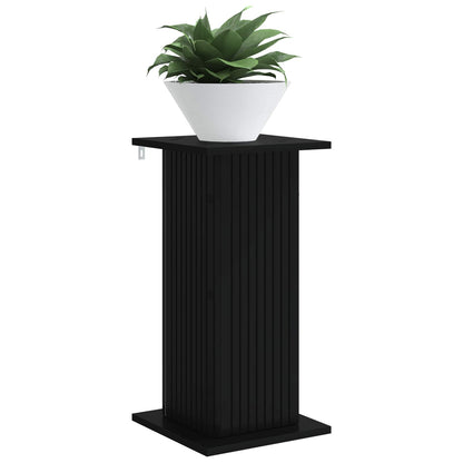 vidaXL Plant Stand Black 30.5 x 30 x 60.5 cm Engineered Wood