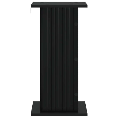 vidaXL Plant Stand Black 30.5 x 30 x 60.5 cm Engineered Wood