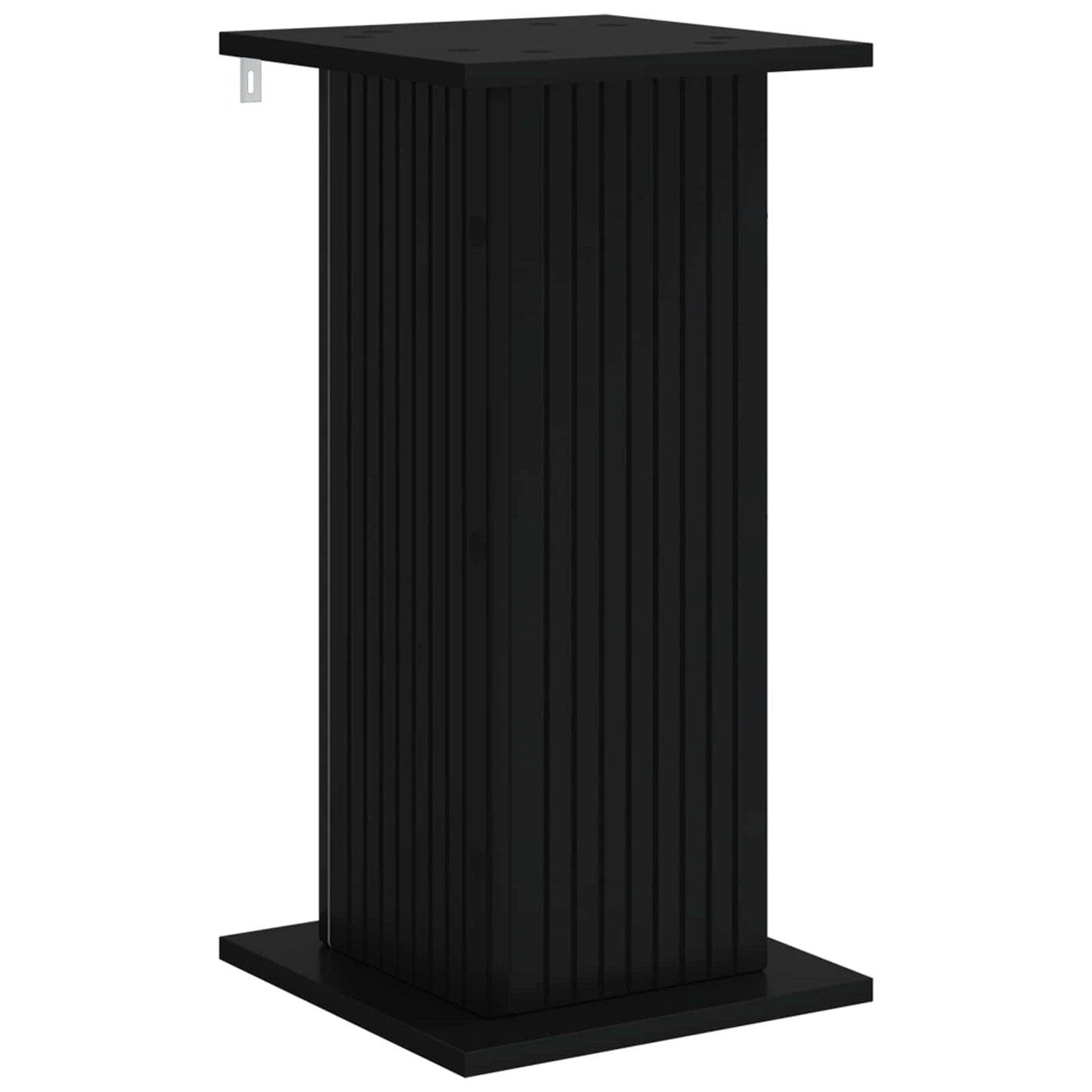 vidaXL Plant Stand 2 pcs Black 30.5 x 30 x 60.5 cm Engineered Wood