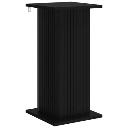 vidaXL Plant Stand 2 pcs Black 30.5 x 30 x 60.5 cm Engineered Wood
