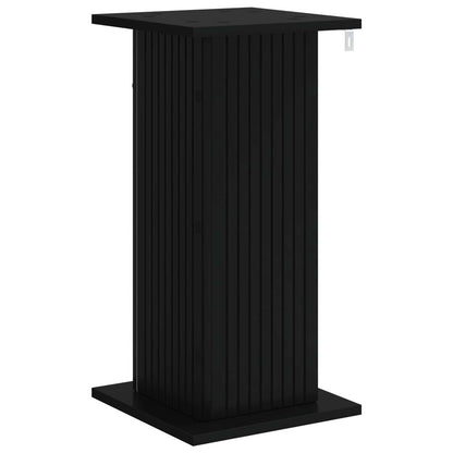 vidaXL Plant Stand 2 pcs Black 30.5 x 30 x 60.5 cm Engineered Wood