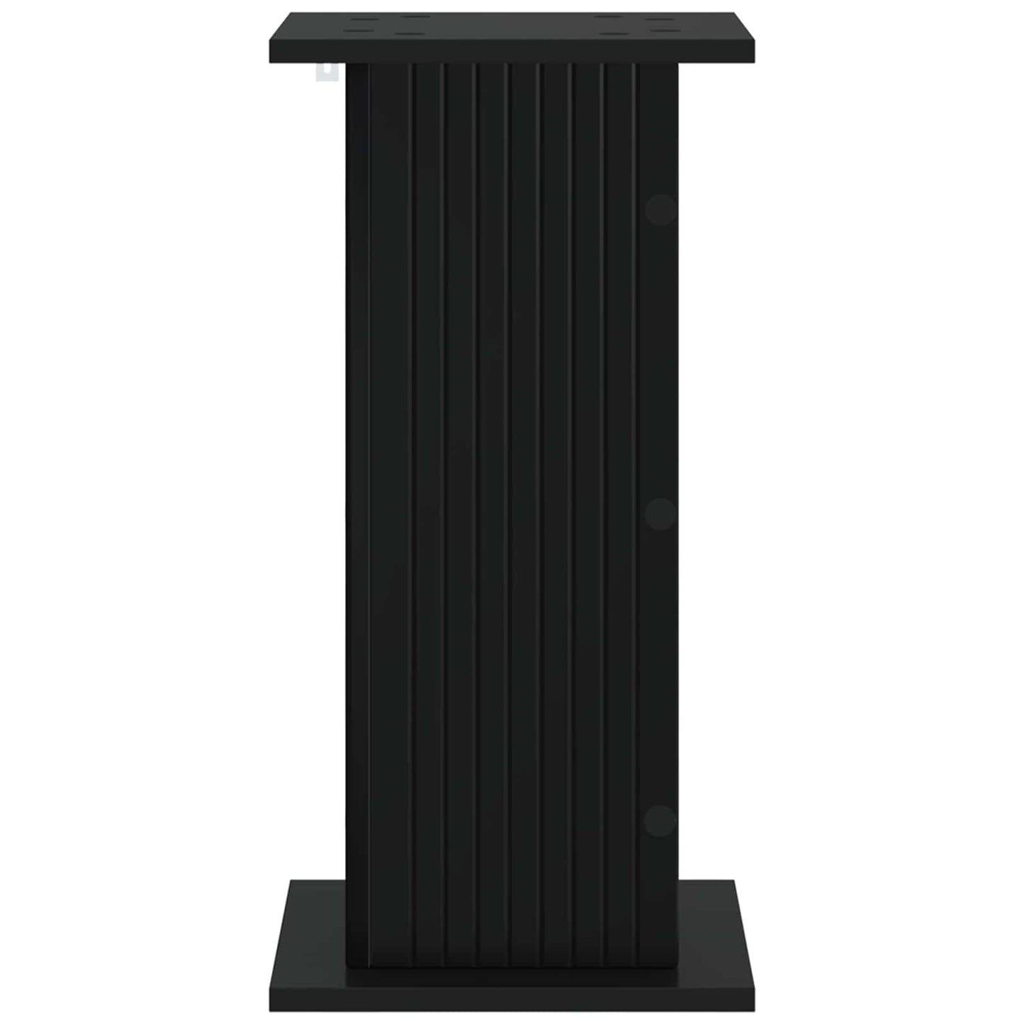 vidaXL Plant Stand 2 pcs Black 30.5 x 30 x 60.5 cm Engineered Wood