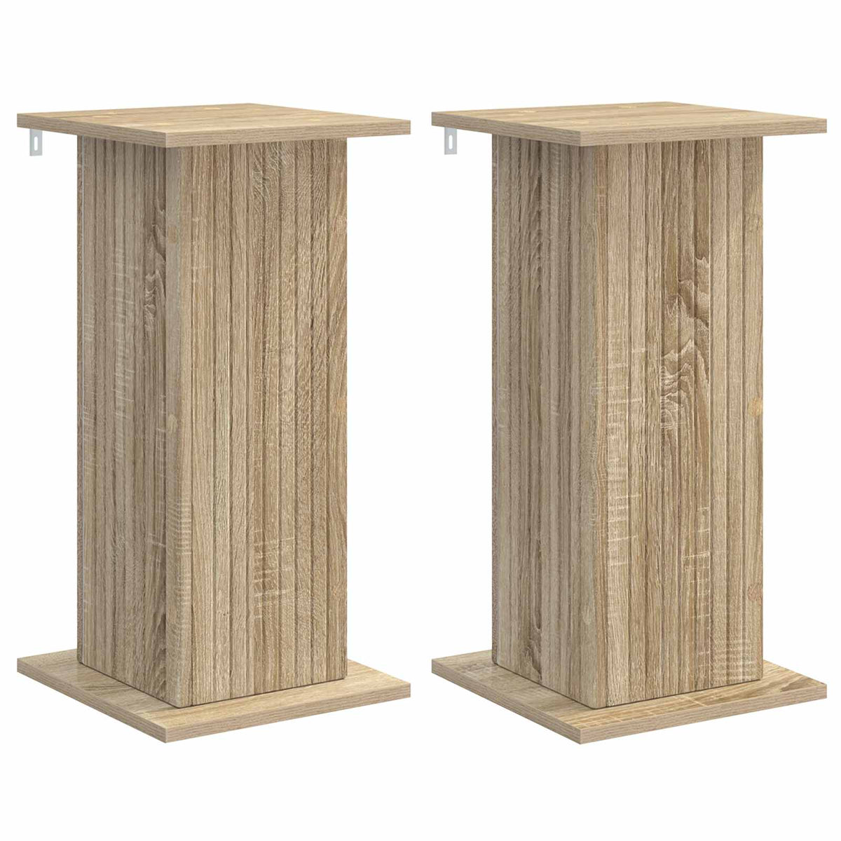 vidaXL Plant Stand 2 pcs Sonoma Oak 30.5 x 30 x 60.5 cm