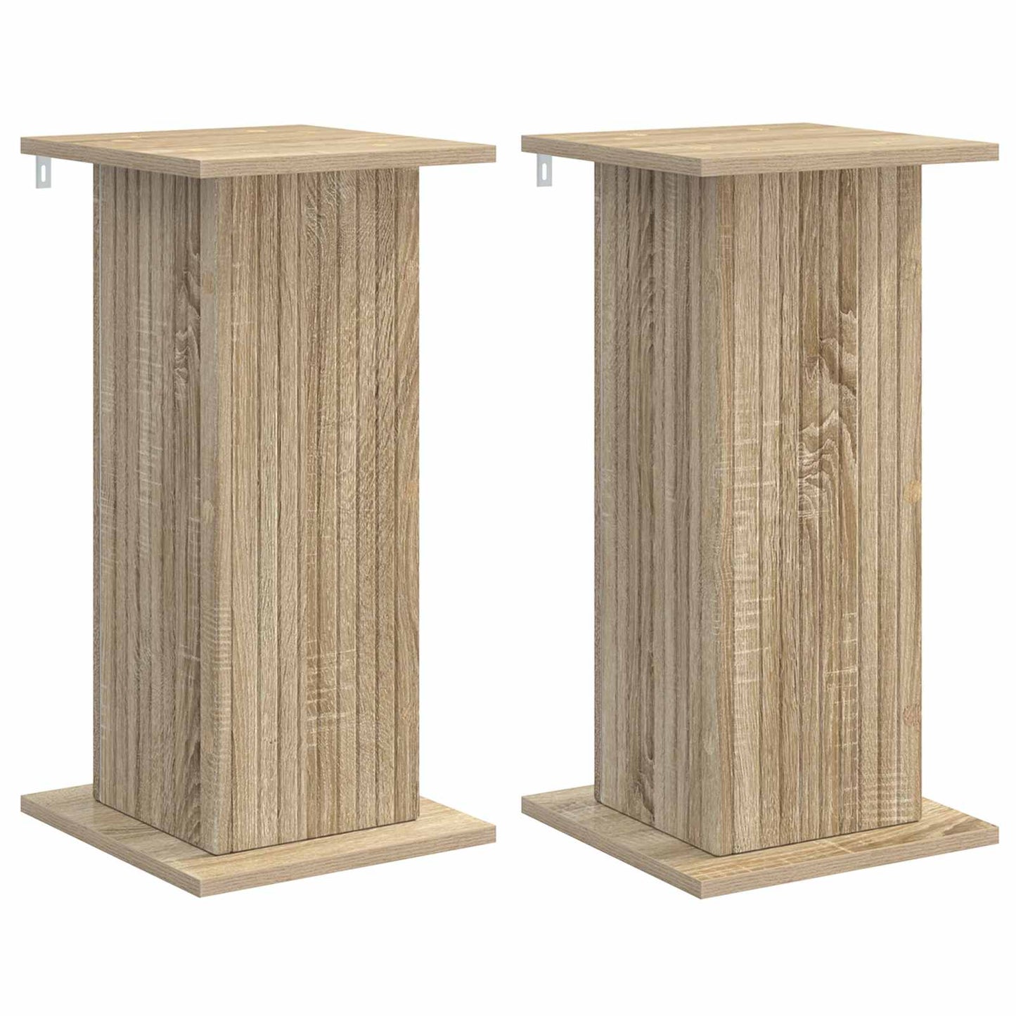 vidaXL Plant Stand 2 pcs Sonoma Oak 30.5 x 30 x 60.5 cm