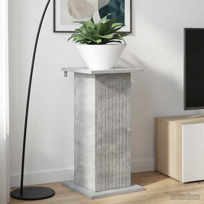 vidaXL Plant Stand Concrete Grey 30.5 x 30 x 60.5 cm Engineered Wood