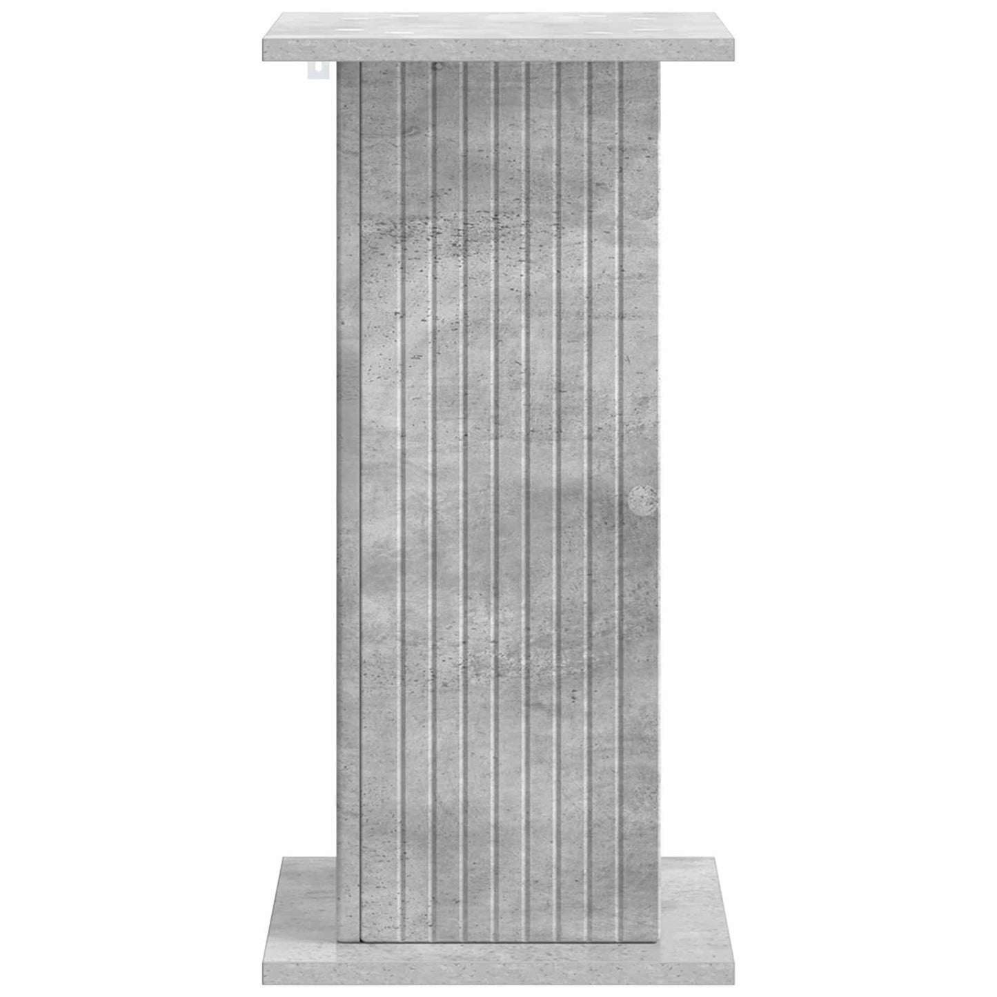 vidaXL Plant Stand Concrete Grey 30.5 x 30 x 60.5 cm Engineered Wood