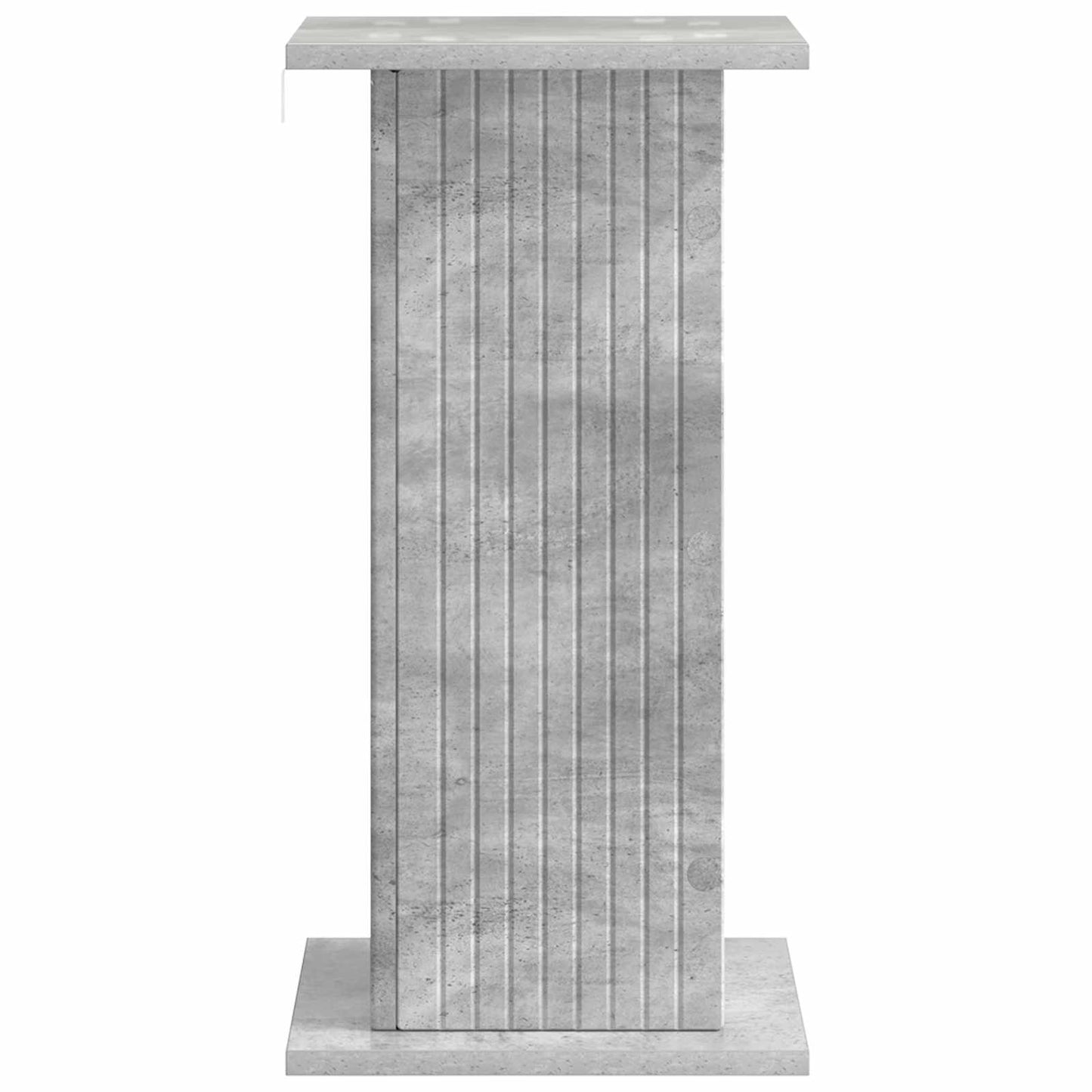 vidaXL Plant Stand Concrete Grey 30.5 x 30 x 60.5 cm Engineered Wood