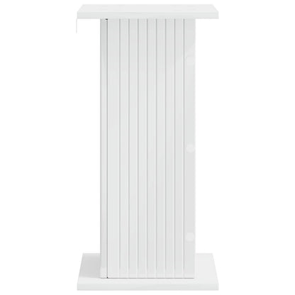 vidaXL Plant Stand High Gloss White 30.5 x 30 x 60.5 cm
