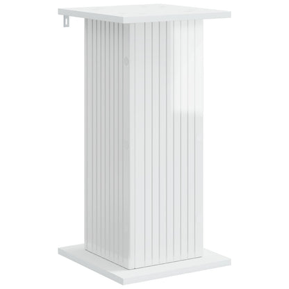 vidaXL Plant Stand 2 pcs High Gloss White 30.5 x 30 x 60.5 cm