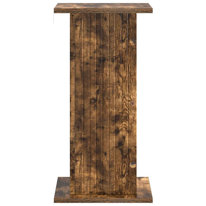 vidaXL Plant Stand Smoked Oak 30.5 x 30 x 60.5 cm Engineered Wood