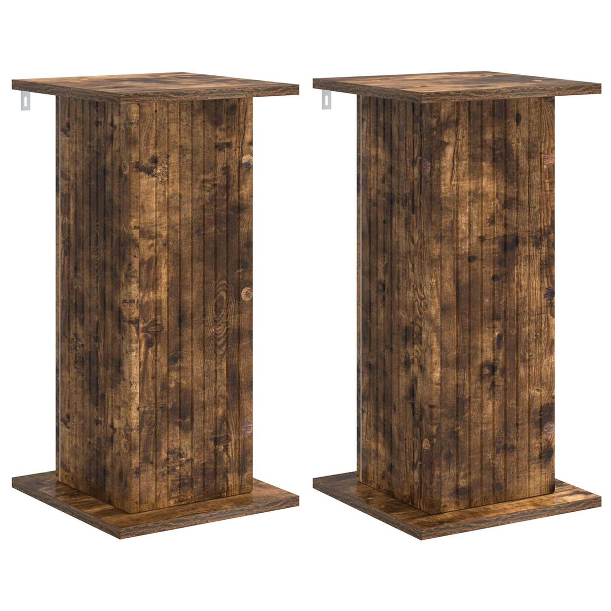 vidaXL Plant Stand 2 pcs Smoked Oak 30.5 x 30 x 60.5 cm