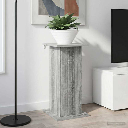 vidaXL Plant Stand Grey Sonoma 30.5 x 30 x 60.5 cm Engineered Wood