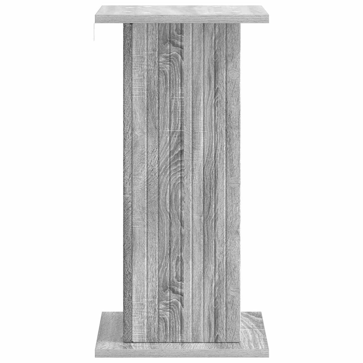 vidaXL Plant Stand Grey Sonoma 30.5 x 30 x 60.5 cm Engineered Wood