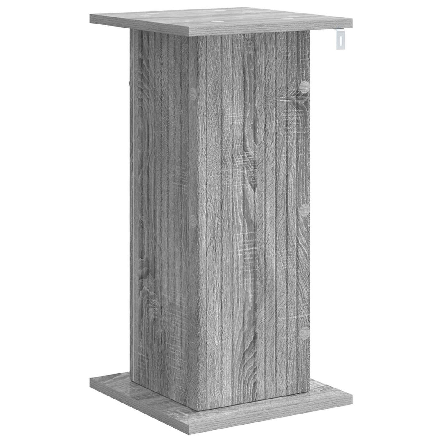 vidaXL Plant Stand 2 pcs Grey Sonoma 30.5 x 30 x 60.5 cm