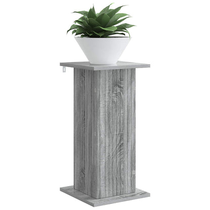 vidaXL Plant Stand 2 pcs Grey Sonoma 30.5 x 30 x 60.5 cm