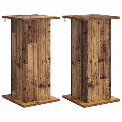 vidaXL Plant Stand 2 pcs Old Wood 30.5 x 30 x 60.5 cm Engineered Wood