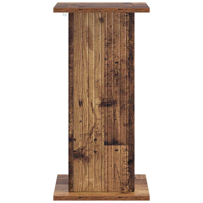 vidaXL Plant Stand 2 pcs Old Wood 30.5 x 30 x 60.5 cm Engineered Wood