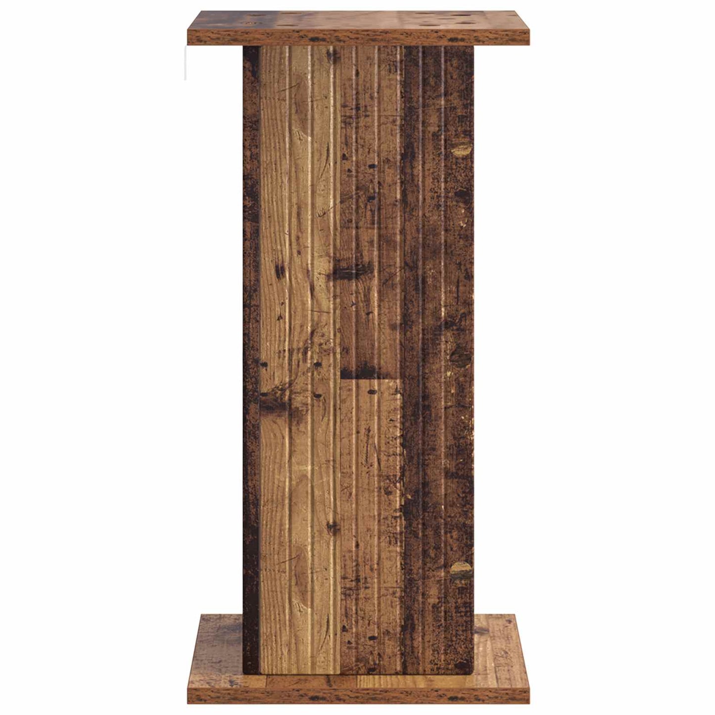 vidaXL Plant Stand 2 pcs Old Wood 30.5 x 30 x 60.5 cm Engineered Wood