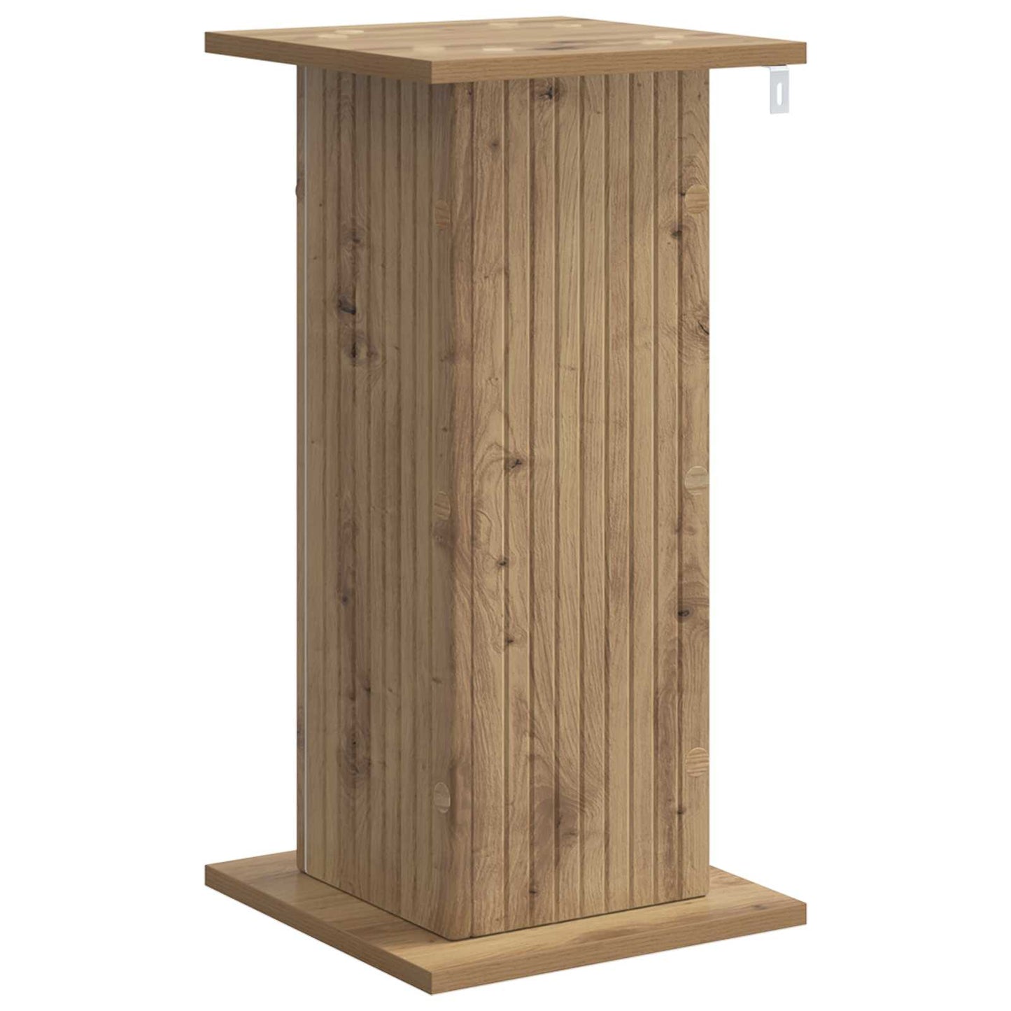 vidaXL Plant Stand Artisan Oak 30.5 x 30 x 60.5 cm Engineered Wood