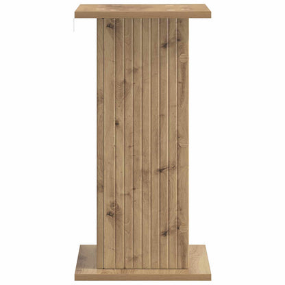 vidaXL Plant Stand Artisan Oak 30.5 x 30 x 60.5 cm Engineered Wood