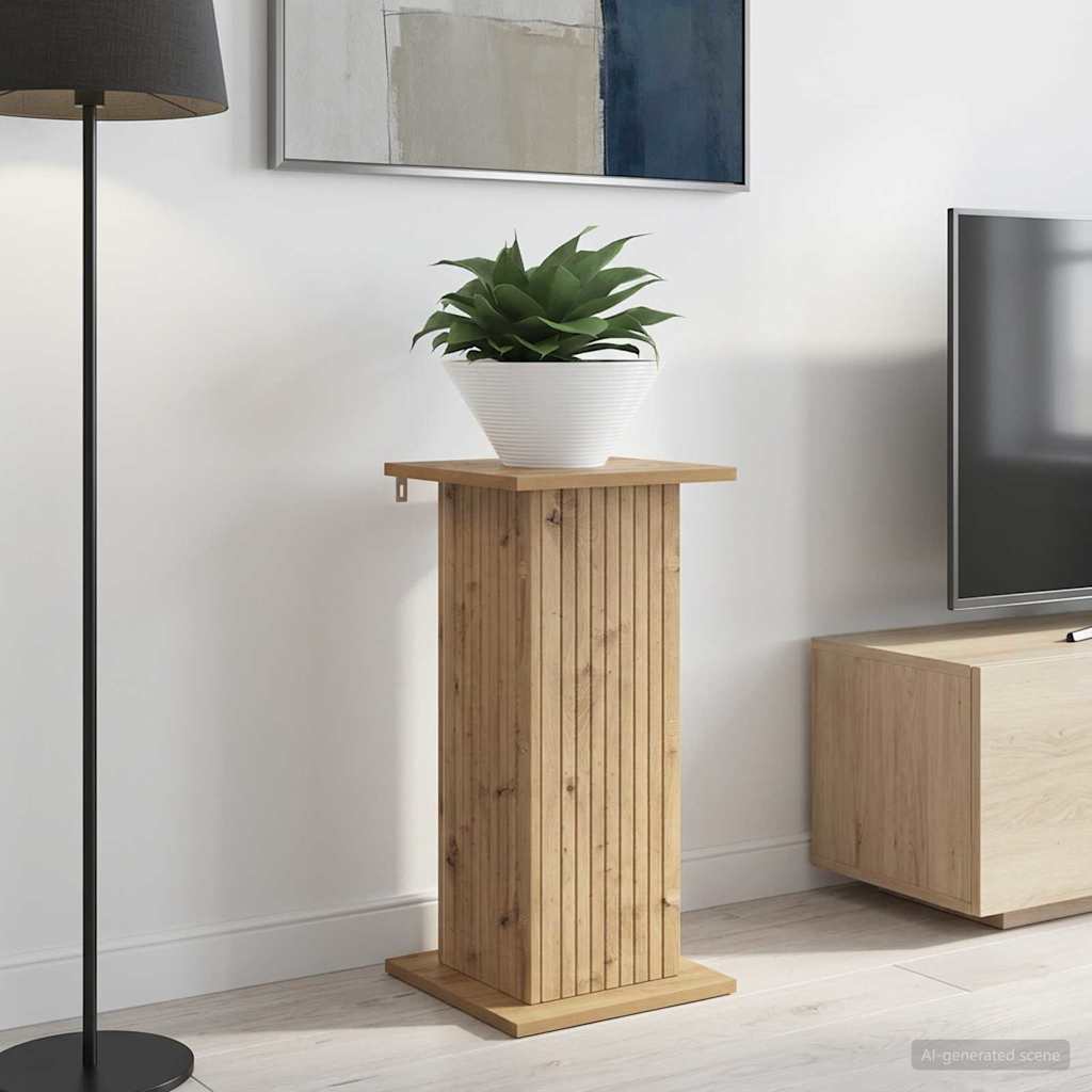 vidaXL Plant Stand 2 pcs Artisan Oak 30.5 x 30 x 60.5 cm