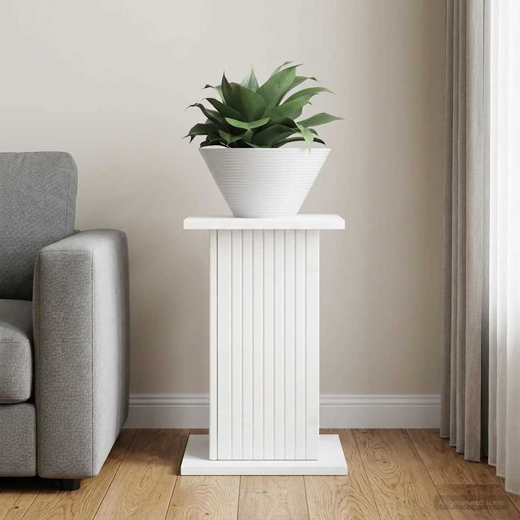 vidaXL Plant Stand White 30.5 x 30 x 43 cm Engineered Wood