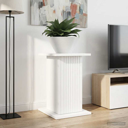 vidaXL Plant Stand 2 pcs White 30.5 x 30 x 43 cm Engineered Wood
