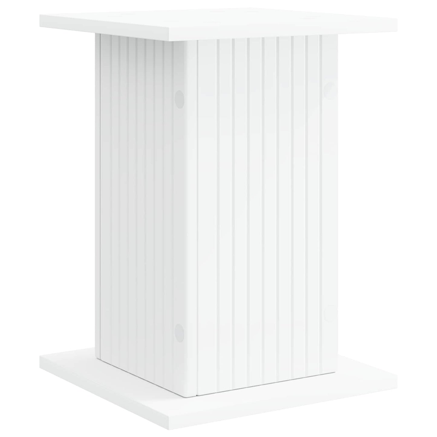 vidaXL Plant Stand 2 pcs White 30.5 x 30 x 43 cm Engineered Wood