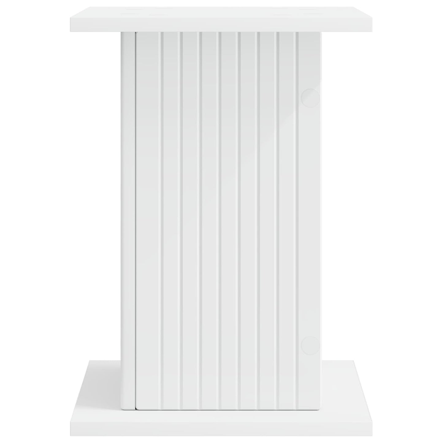 vidaXL Plant Stand 2 pcs White 30.5 x 30 x 43 cm Engineered Wood