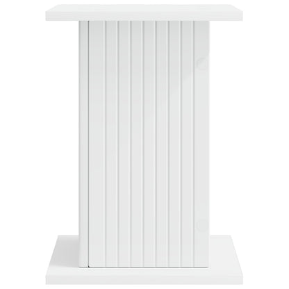vidaXL Plant Stand 2 pcs White 30.5 x 30 x 43 cm Engineered Wood