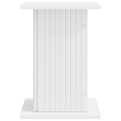 vidaXL Plant Stand 2 pcs White 30.5 x 30 x 43 cm Engineered Wood