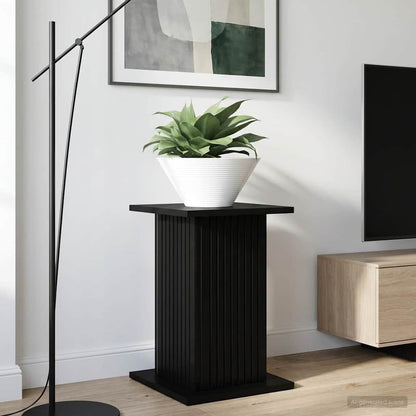 vidaXL Plant Stand Black 30.5 x 30 x 43 cm Engineered Wood