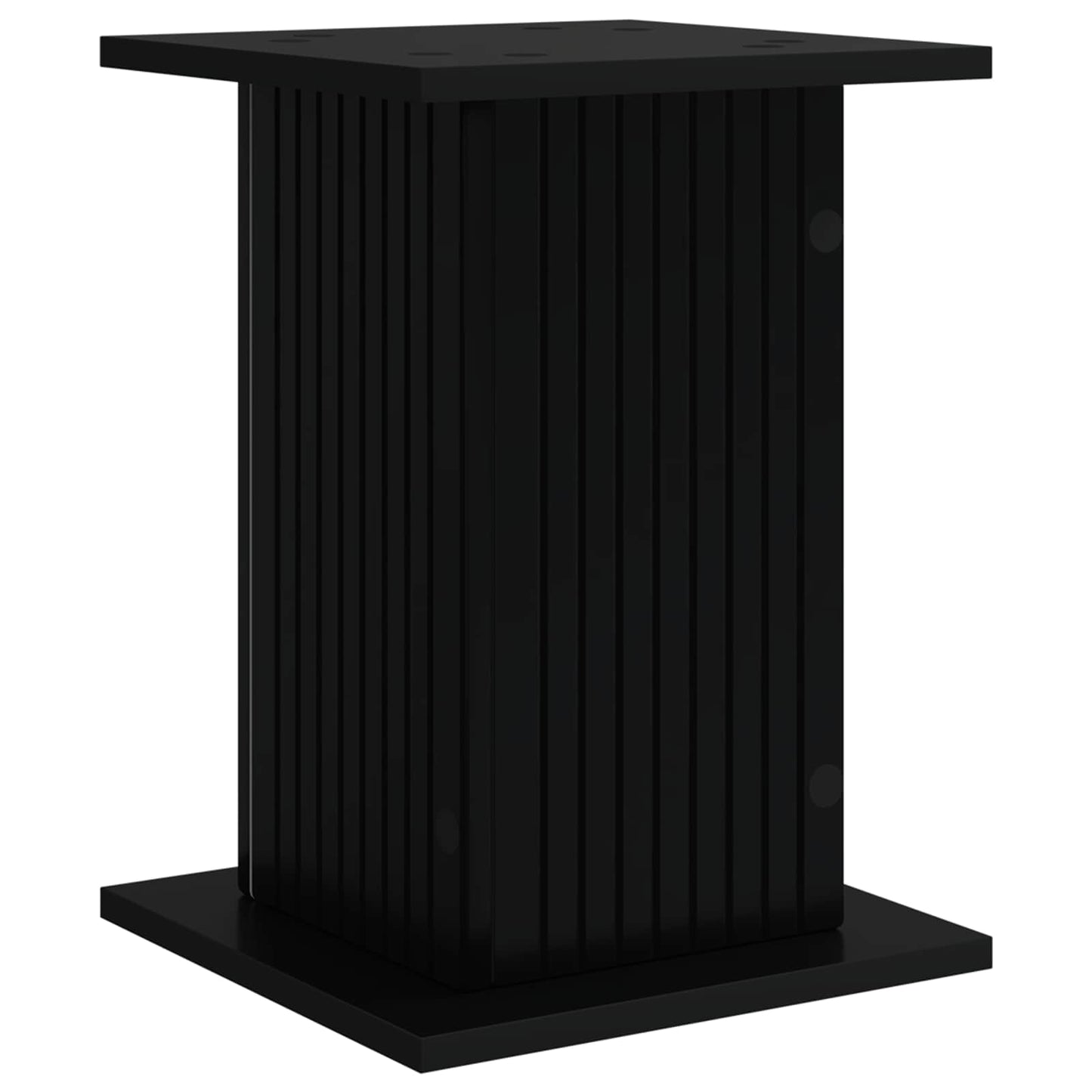 vidaXL Plant Stand Black 30.5 x 30 x 43 cm Engineered Wood