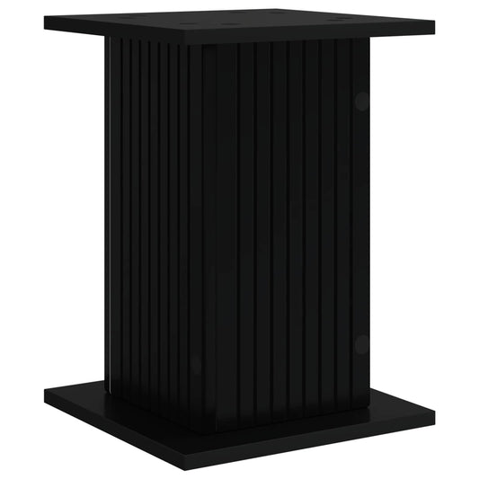vidaXL Plant Stand Black 30.5 x 30 x 43 cm Engineered Wood