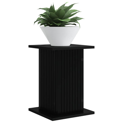 vidaXL Plant Stand Black 30.5 x 30 x 43 cm Engineered Wood