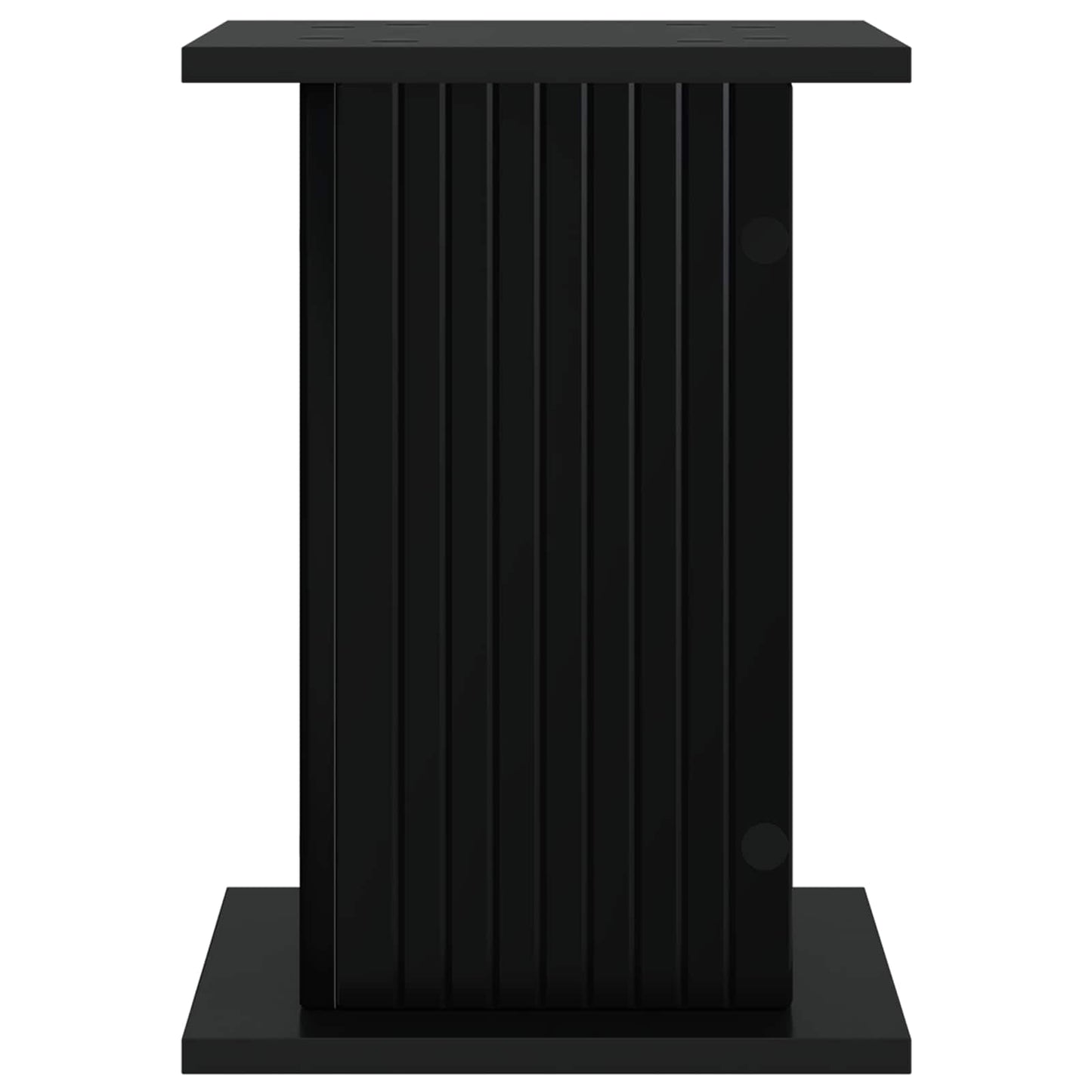 vidaXL Plant Stand Black 30.5 x 30 x 43 cm Engineered Wood