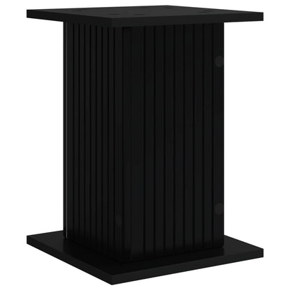 vidaXL Plant Stand 2 pcs Black 30.5 x 30 x 43 cm Engineered Wood