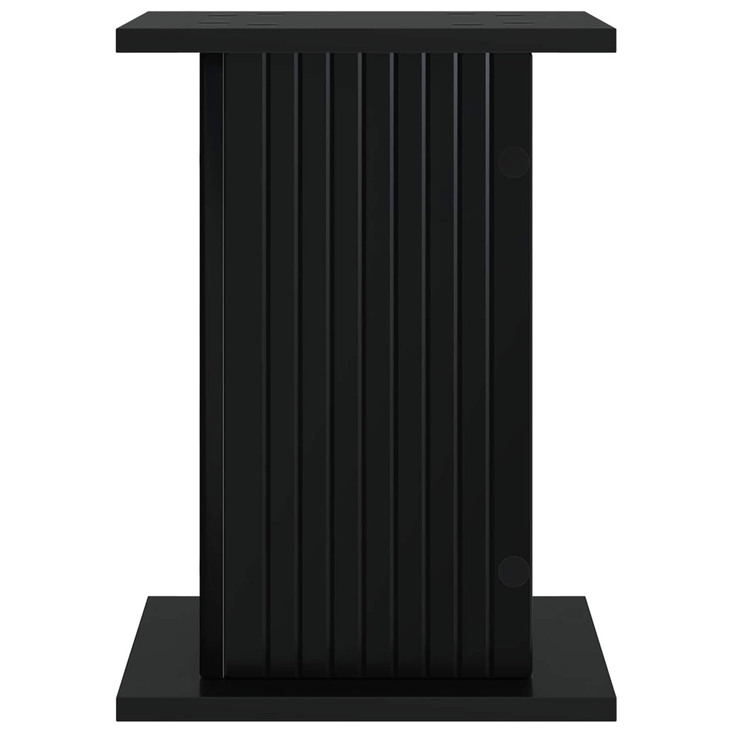 vidaXL Plant Stand 2 pcs Black 30.5 x 30 x 43 cm Engineered Wood