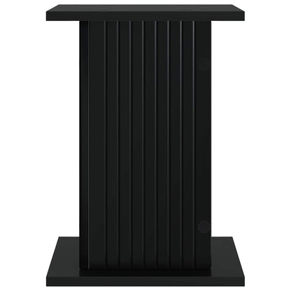 vidaXL Plant Stand 2 pcs Black 30.5 x 30 x 43 cm Engineered Wood