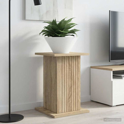 vidaXL Plant Stand 2 pcs Sonoma Oak 30.5 x 30 x 43 cm Engineered Wood