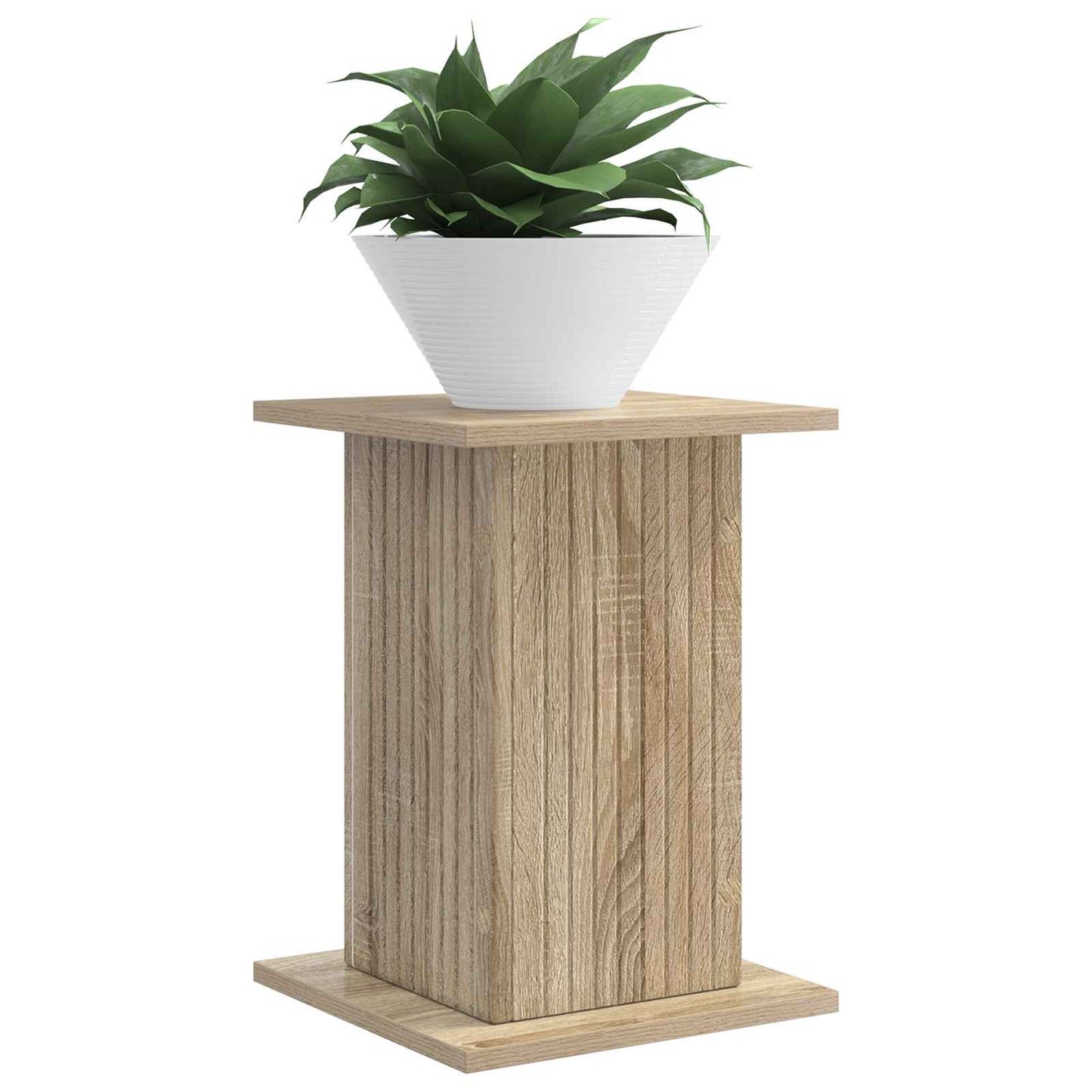 vidaXL Plant Stand 2 pcs Sonoma Oak 30.5 x 30 x 43 cm Engineered Wood