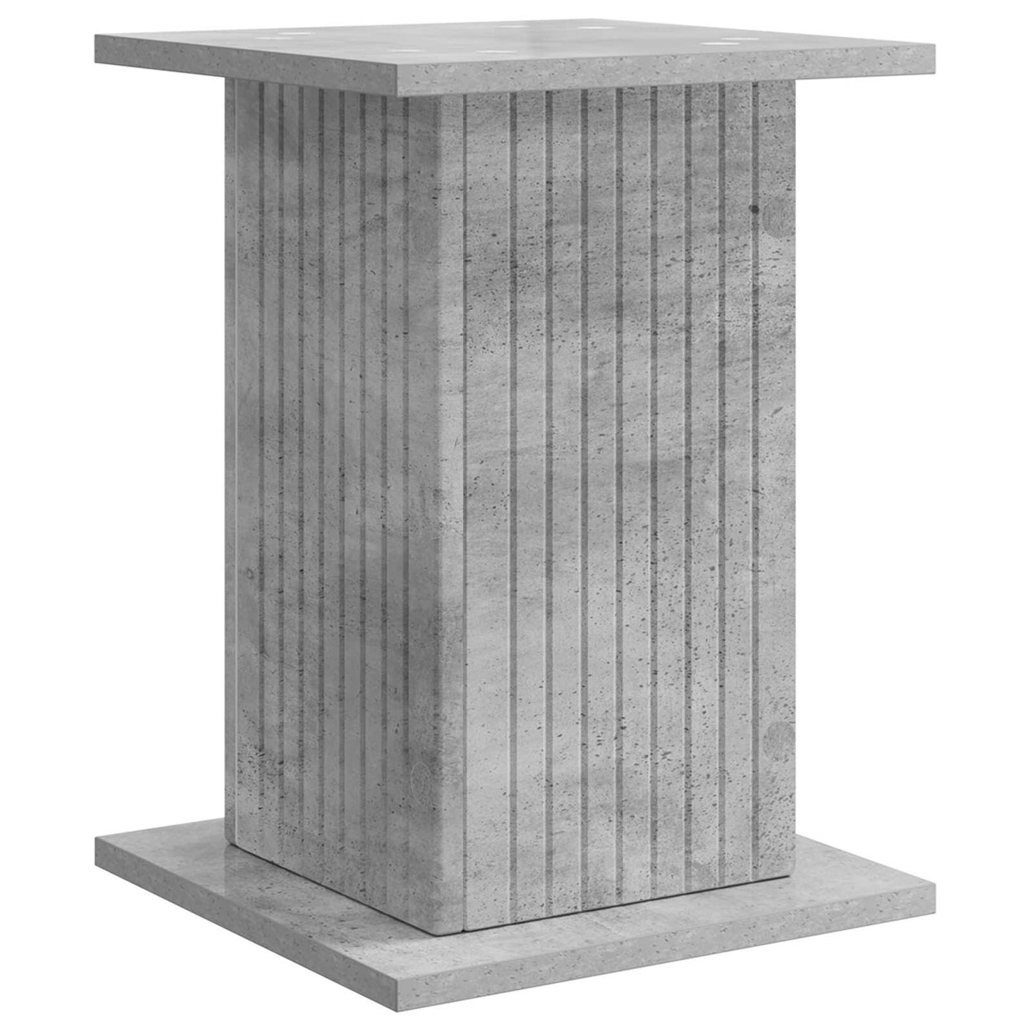 vidaXL Plant Stand 2 pcs Concrete Grey 30.5 x 30 x 43 cm