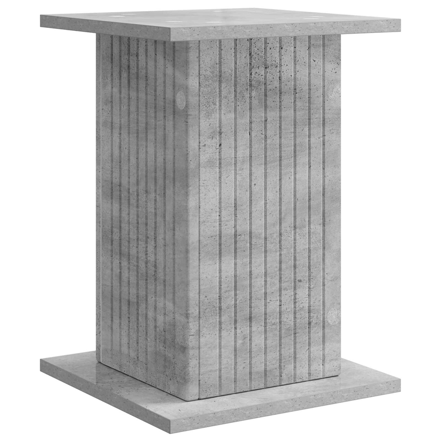 vidaXL Plant Stand 2 pcs Concrete Grey 30.5 x 30 x 43 cm