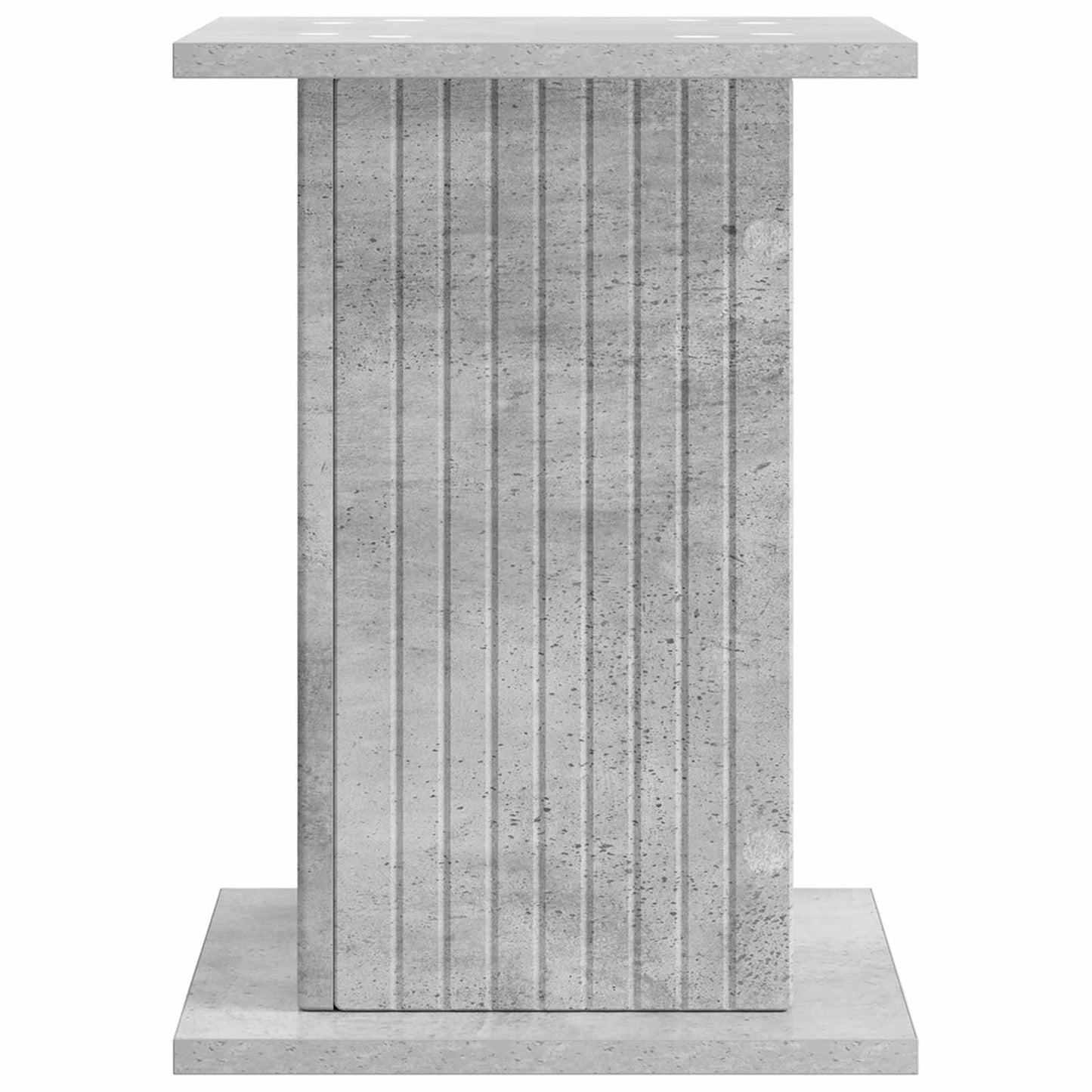 vidaXL Plant Stand 2 pcs Concrete Grey 30.5 x 30 x 43 cm