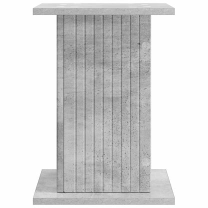 vidaXL Plant Stand 2 pcs Concrete Grey 30.5 x 30 x 43 cm