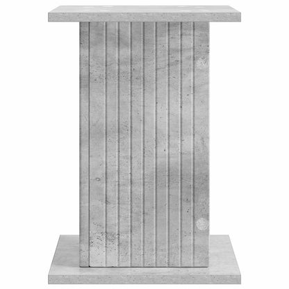 vidaXL Plant Stand 2 pcs Concrete Grey 30.5 x 30 x 43 cm