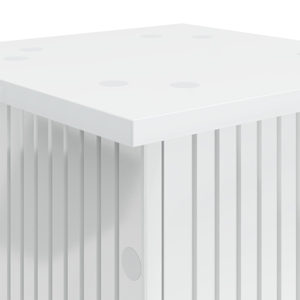 vidaXL Plant Stand High Gloss White 30.5 x 30 x 43 cm Engineered Wood